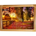 Tablou rama lemn 34x24cm, Fă-mă să aud dis-de-dimineaţă